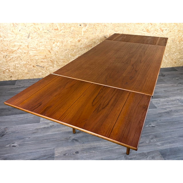 Vintage Danish Teak Dining Table, 1960s For Sale - Image 14 of 18