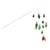 Add a festive touch to your holiday decor with this stunning set of Hanging Holiday Light Sprays! Featuring classic red,...