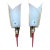 Vintage 1950s French Sconces- Perspex Atomic Sputnik - a Pair For Sale