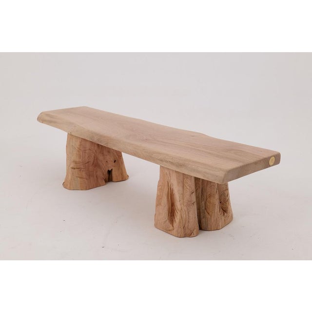 Live Edge Walnut Bench by Logniture For Sale - Image 12 of 12