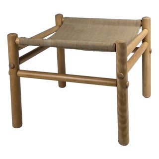 Junker Safari Ottoman attributed to Bror Boije for DUX, Sweden, 1970s For Sale