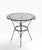 Late 20th Century 3 Pc. Wrought Iron Garden Patio Poolside Cafe Bistro Set For Sale - Image 10 of 15