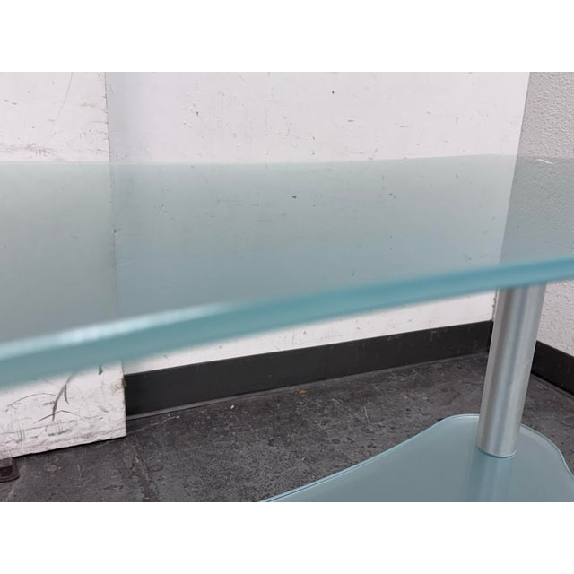 Gallotti & Radice Late 20th Century Glass Shelving Cart For Sale - Image 12 of 12