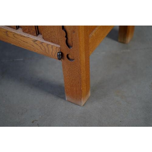 Rustic Oak Sideboard, Belgium, 1960s For Sale - Image 6 of 7