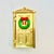 Janette Jewelry - 1970-2006 A lovely Christmas Brooch from Jonette Jewelry from the 1990s. It features a stunning gold-...