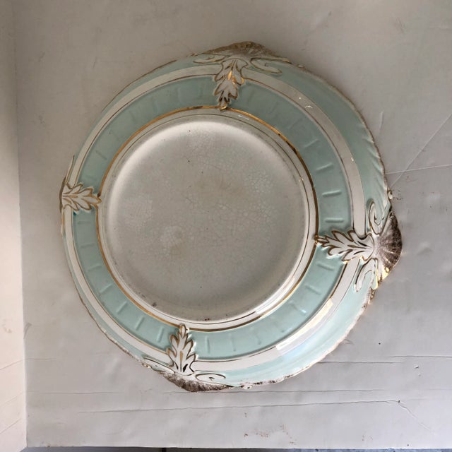 Blue Antique Washbowl Set 2-Piece Robins Egg Blue For Sale - Image 8 of 10