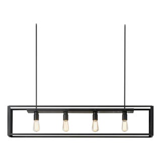 Tekna Portreath-C Chandelier With Dark Bronze Finish and Clear Glass For Sale