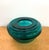 Abstract Vintage Large Scale Teal Art Glass Bowl For Sale - Image 3 of 7