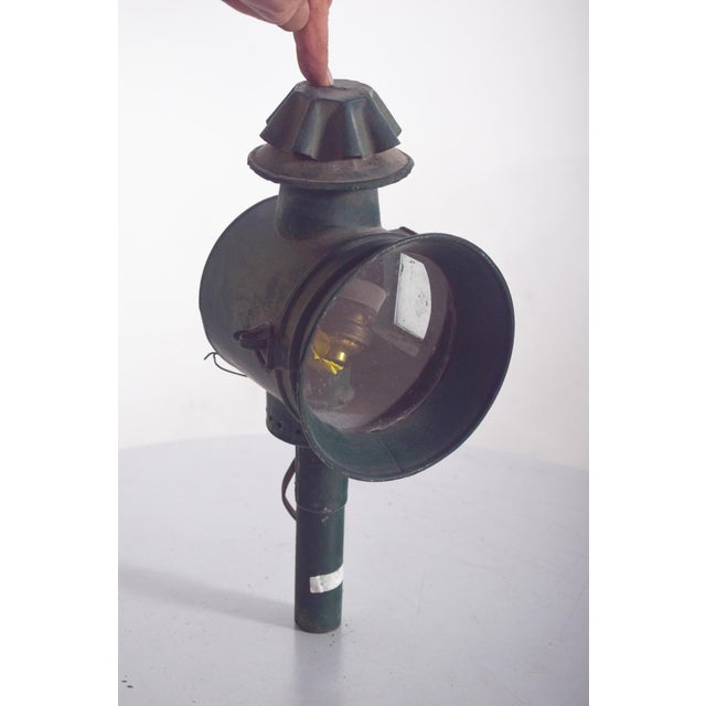 Antique Danish Metal Street Lantern, 1950 For Sale - Image 11 of 12