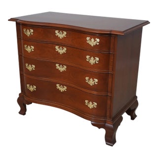 Bench Made Cherry Oxbo Chippendale Chest Dresser For Sale
