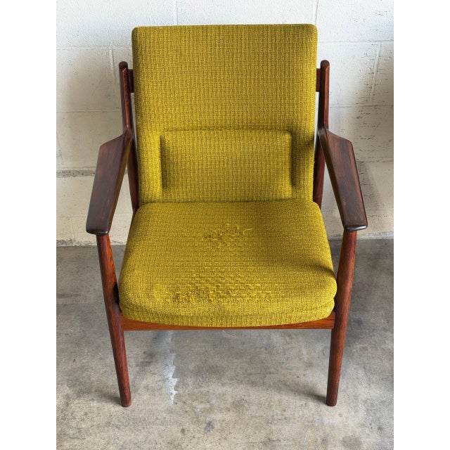 Wood In Style of Arne Vodder Rosewood Set of 2 Model 341 Lounge Chairs Sibast Denmark Mid-Century Modern 1960s For Sale - Image 7 of 10
