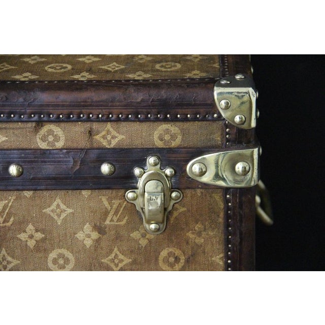 Hat Trunk in Woven Canvas from Louis Vuitton, 1890s For Sale - Image 6 of 18