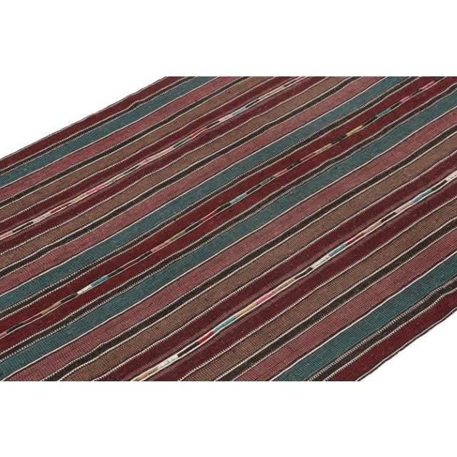 This vintage 6x12 Shahsavan Persian kilim is a unique tribal rug for its period—handwoven in wool circa 1950-1960. Further...