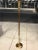 Mid-Century Modern Danish Modern Walnut & Brass Torchiere Floor Lamp Manner of Gerald Thurston for Lightolier For Sale - Image 3 of 13