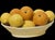 Rustic European 1960s Italian Tromp De L’Oeil Ceramic Fruit Bowl With Orange and Lemons Sign. For Sale - Image 3 of 11