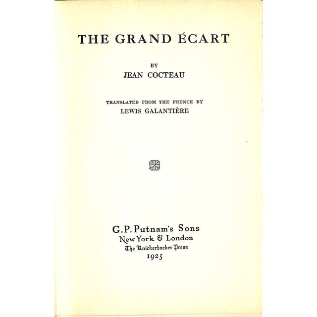 Traditional "The Grand Ecart" 1925 Cocteau, Jean For Sale - Image 3 of 4