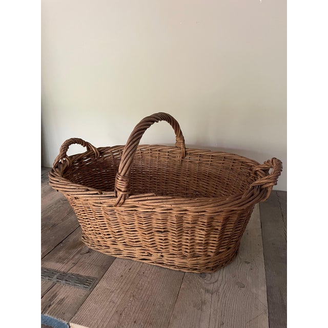 Basket with Large Handle, 1890s For Sale - Image 13 of 13