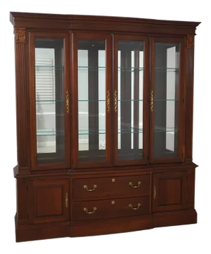 Pennsylvania House Cherry China Cabinet Breakfront