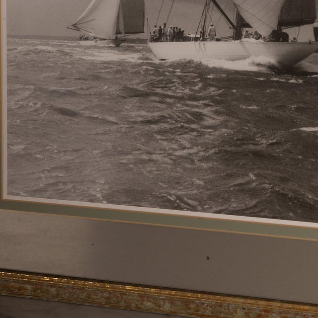 Beken of Cowes, Racing Yacht, Velsheda, 1934, Photographic Print, Framed For Sale - Image 13 of 15