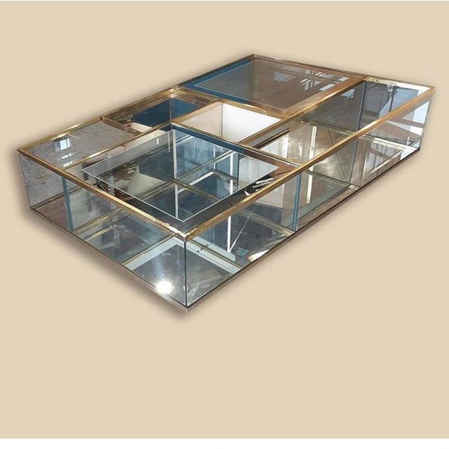 Cocktail table, also features two boxes which could be used to storage bottles or books or magazines etc. Rare and unique...