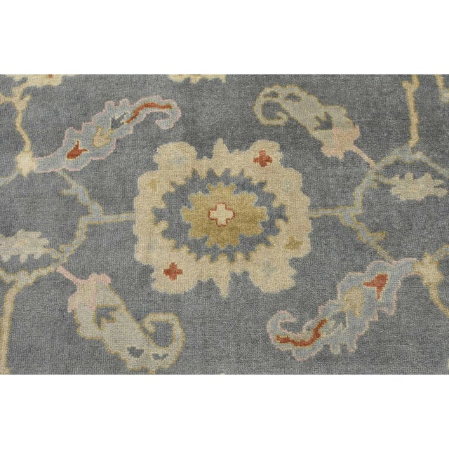 2020s Anatolia Rug 8' X 10'1'' Gray Wool Modern Hand-Knotted Oriental Carpet For Sale - Image 5 of 12