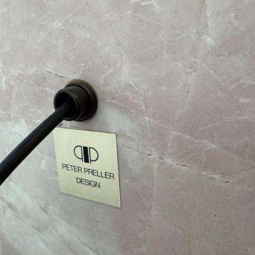 Metal Vintage Marble Table Ambiance Light, 1970s For Sale - Image 7 of 10