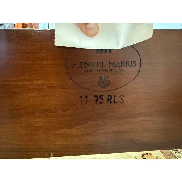 Queen Size Henkel-Harris Poster Bed Frame For Sale - Image 12 of 17