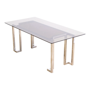 1970s Post Modern Chrome Desk Table by Tim Bates for Pieff Furniture