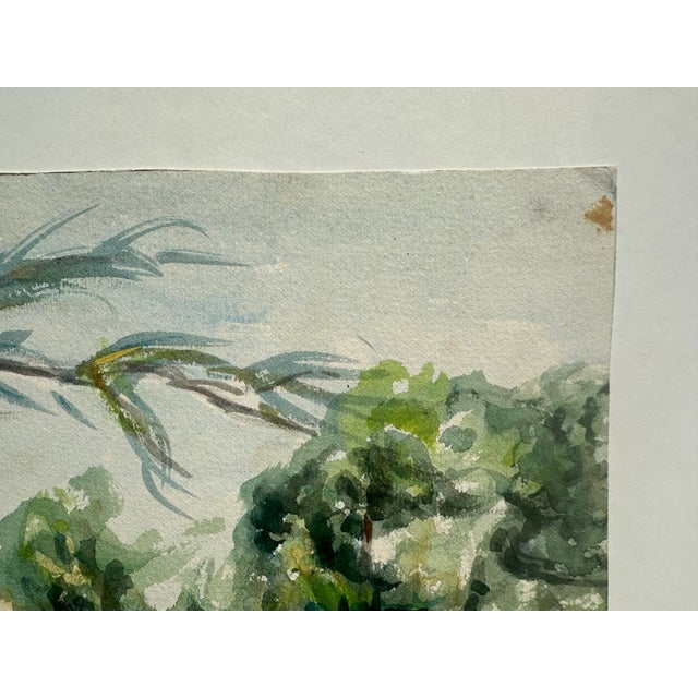 1970s Willows Above Corfe Brook Painting For Sale - Image 9 of 9