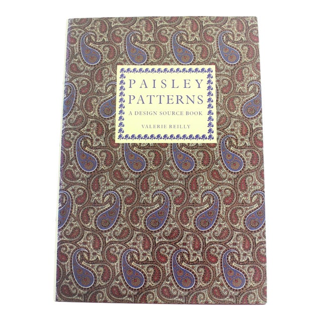 Vintage Paisley Patterns a Design Source Book Hardcover 1989 For Sale