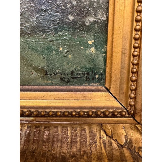 19th Century English Windmill Oil on Canvas For Sale - Image 4 of 7