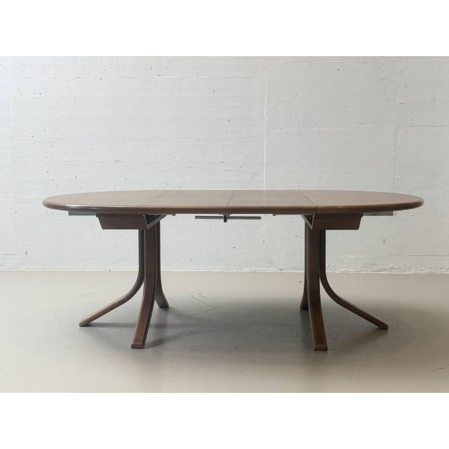 Extendable Dining Table from Dietiker, Switzerland, 1970s For Sale - Image 15 of 15