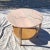Mid 20th Century Mid 20th Century French Country Pink Marble Top Accent Table For Sale - Image 5 of 13