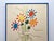 This Pablo Picasso very rare vintage 1958 Mid Century Modern lithograph print " Bouquet of Peace " custom framed iconic...