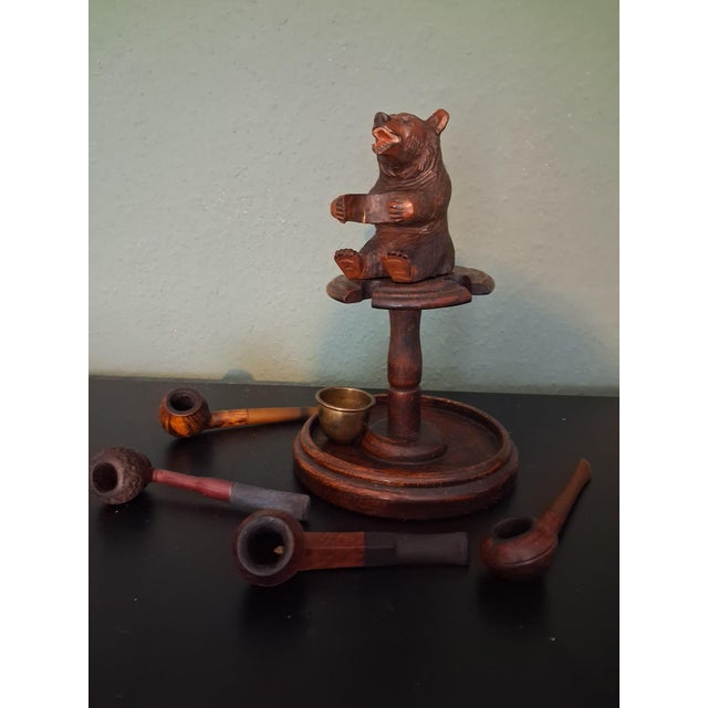 Vintage Ashtray and Pipe Holders, 1950s, Set of 5 For Sale - Image 4 of 9