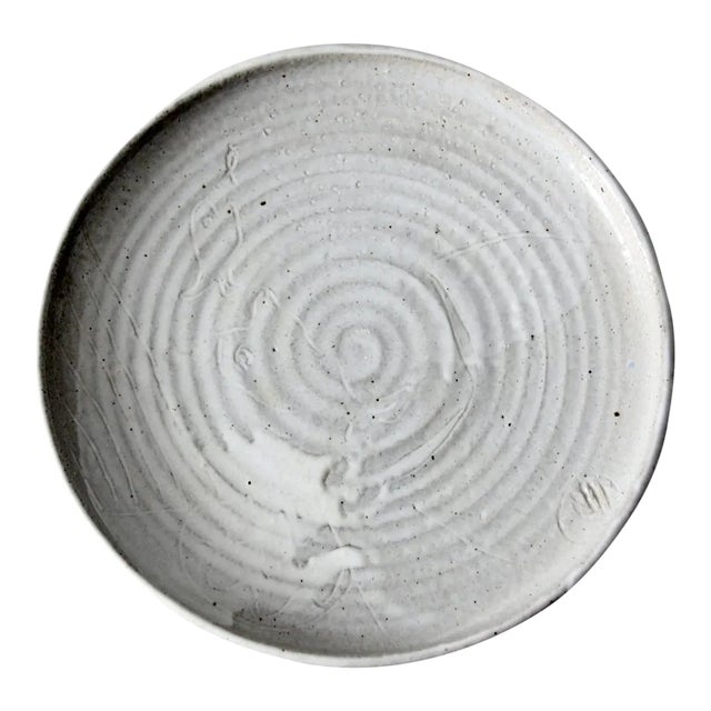 Vintage Studio Pottery Plate For Sale