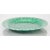 A lovely antique 19th Century English green glazed majolica leaf plate with a beautiful sunflower and basket weave design...