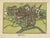 Antique Hand-Coloured Normandy Town of Caen Map Engraving, 1666 For Sale - Image 7 of 9