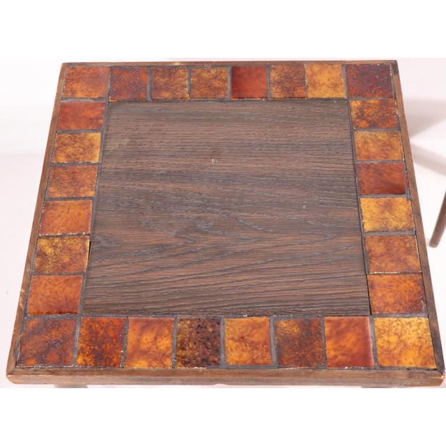 Mid Century Tile Top Stacking Tables For Sale In New York - Image 6 of 13