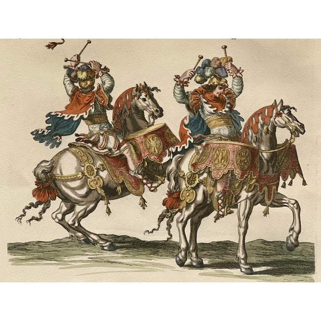 Mid 20th Century Intaglio Engraving Prima Turma Tympanotribae Romani, Etching by F. Chauveau For Sale - Image 9 of 10