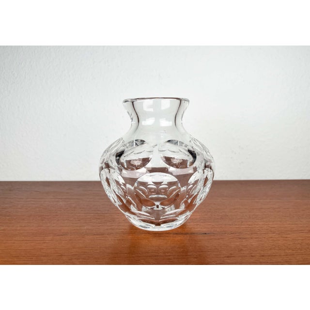 Mid-Century Modern German Vase in Lead Crystal Glass, 1960s For Sale - Image 7 of 12