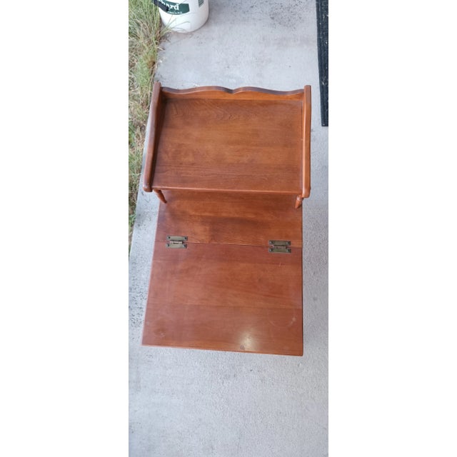 English 1960s Baumritter Colonial Collection (Sold as a 3 Piece Set , 1 Coffee Table With 2 End Tables) For Sale - Image 3 of 12