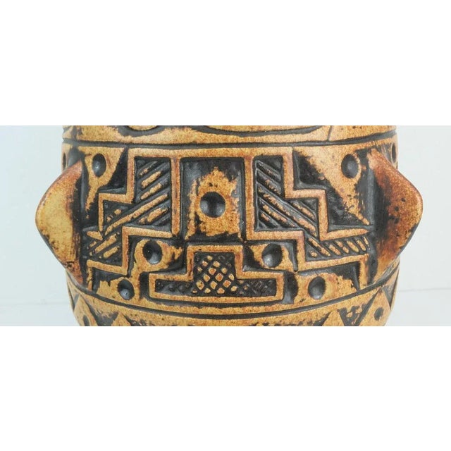 Ceramic Mid-Century Floor Vase Jasba Anubis Model N 312 11 5 from Jasba, 1960s For Sale - Image 7 of 11