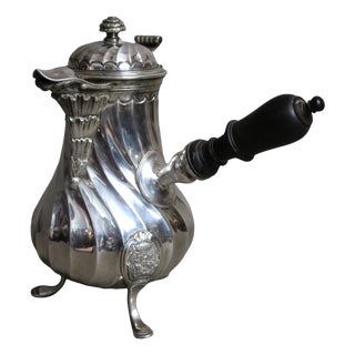 Selfish Silver Coffee Pot from Cardeilhac Company, Paris For Sale