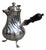 Selfish Silver Coffee Pot from Cardeilhac Company, Paris For Sale