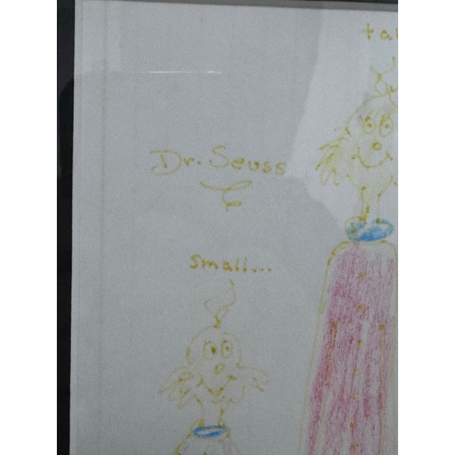 Theodor Seuss Geisel Original Artwork "Dr. Seuss Small... Tall!" For Sale - Image 10 of 13