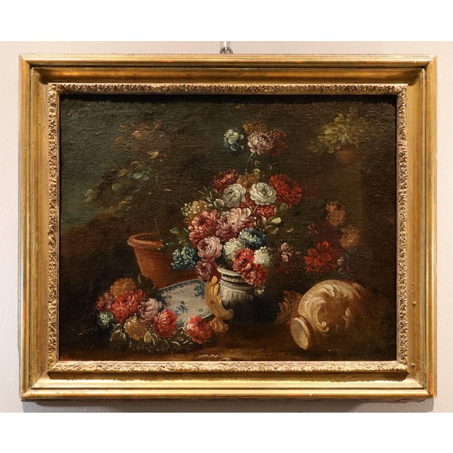 Francesco Lavagna, Still Life, 1720, Oil on Canvas, Framed For Sale - Image 13 of 13