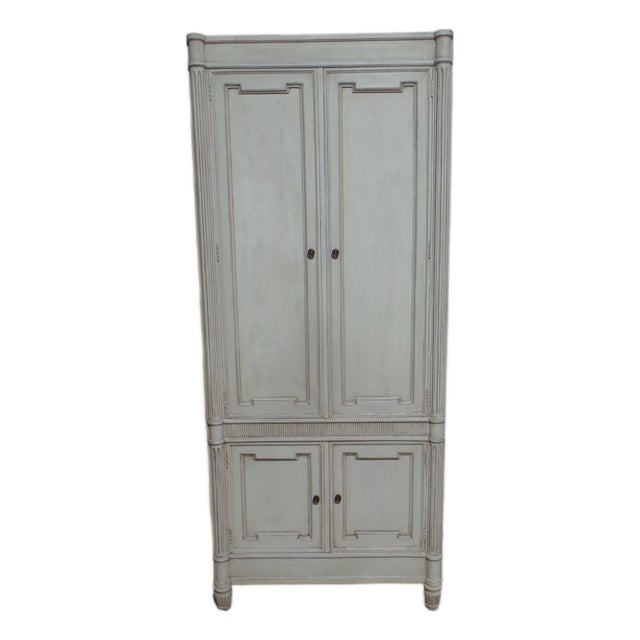 Gustavian Style Wardrobe For Sale