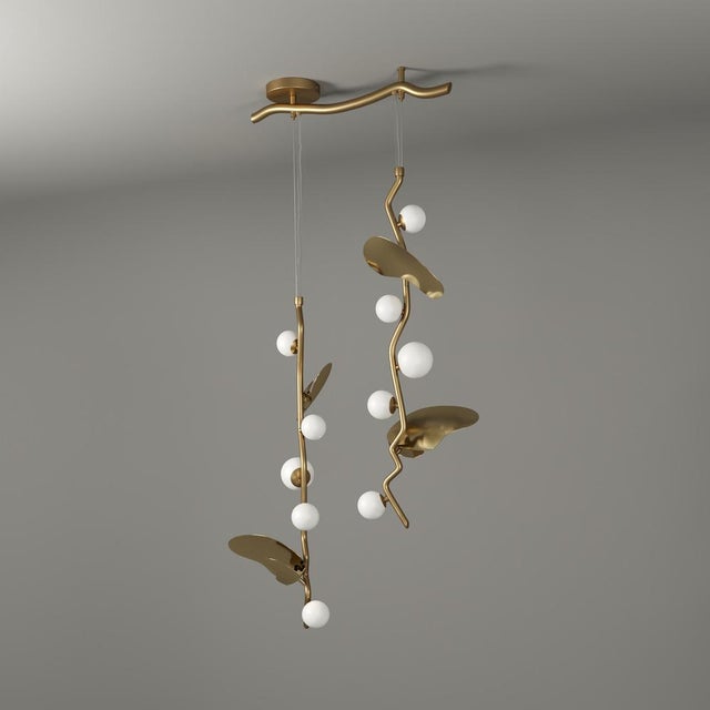 Not Yet Made - Made To Order Almond Pendant Lamp by Creativemary For Sale - Image 5 of 11