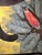 Billy Seay Black Panther Tropical Painting in Black Frame For Sale - Image 9 of 11